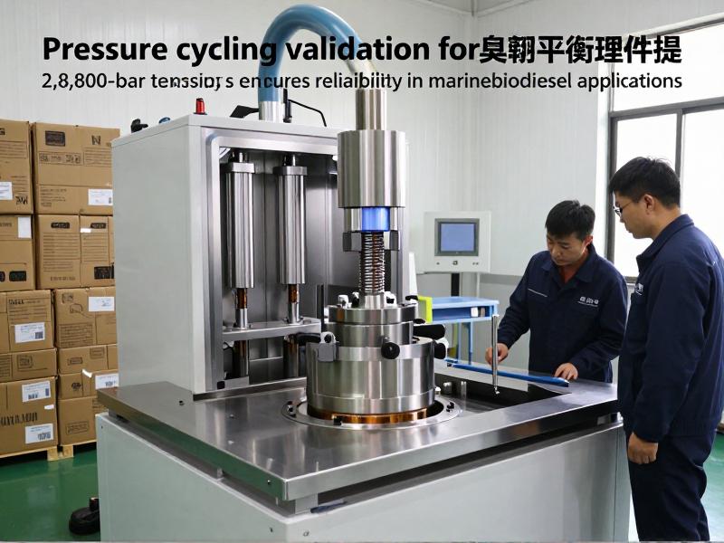 Pressure cycling validation for marine engine plungers
