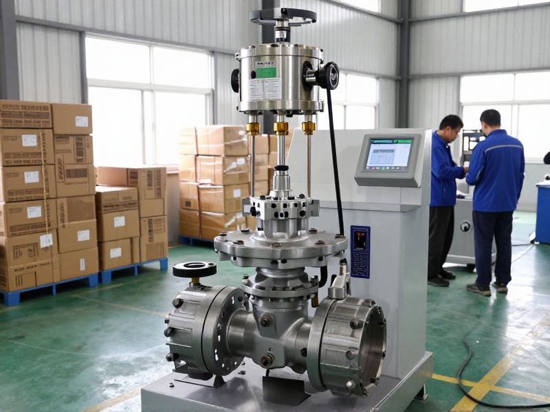 Pressure testing equipment for marine valves