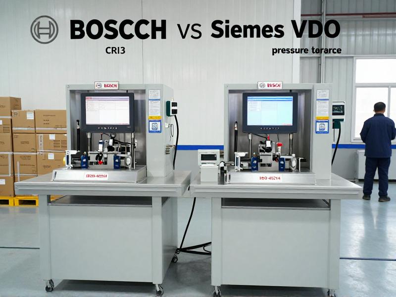 Bosch CRI3 vs Siemens VDO injector pressure tolerance comparison